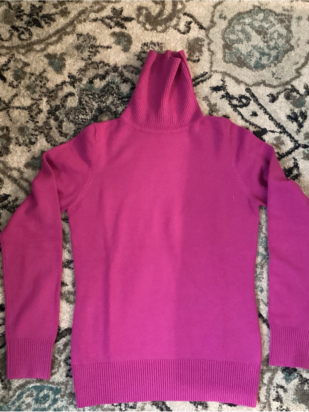 French Connection Magenta Turtleneck Sweater